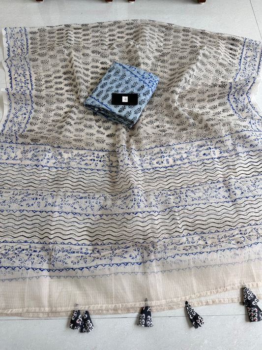 HandBlock Printed Kota Cotton Doria Suit