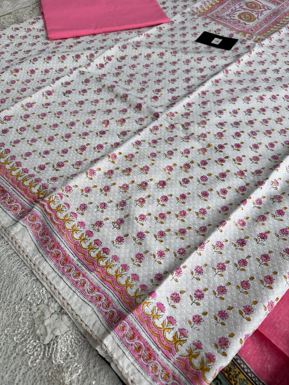 Pure HandBlock Printed Premium Weaved Cotton Suit