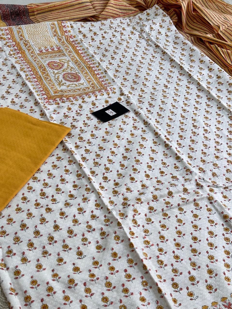 Pure Weaved  HandBlock Printed Premium Cotton Suit