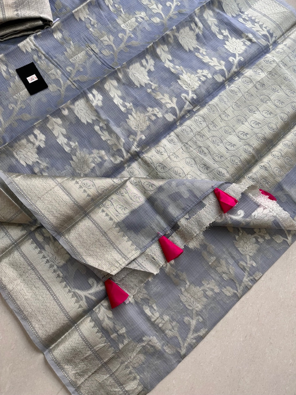 Weaved Kota Cotton Doria Saree