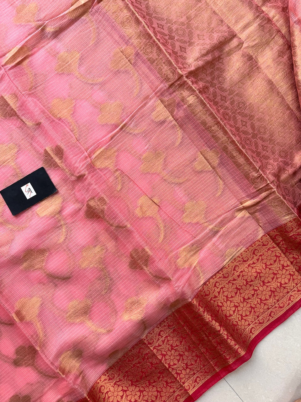 Weaved Kota Cotton Doria Saree