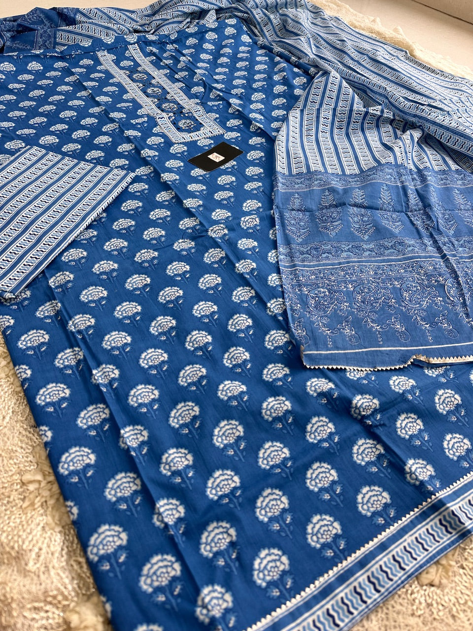 Pure Handblock Printed Premium Cotton Suit