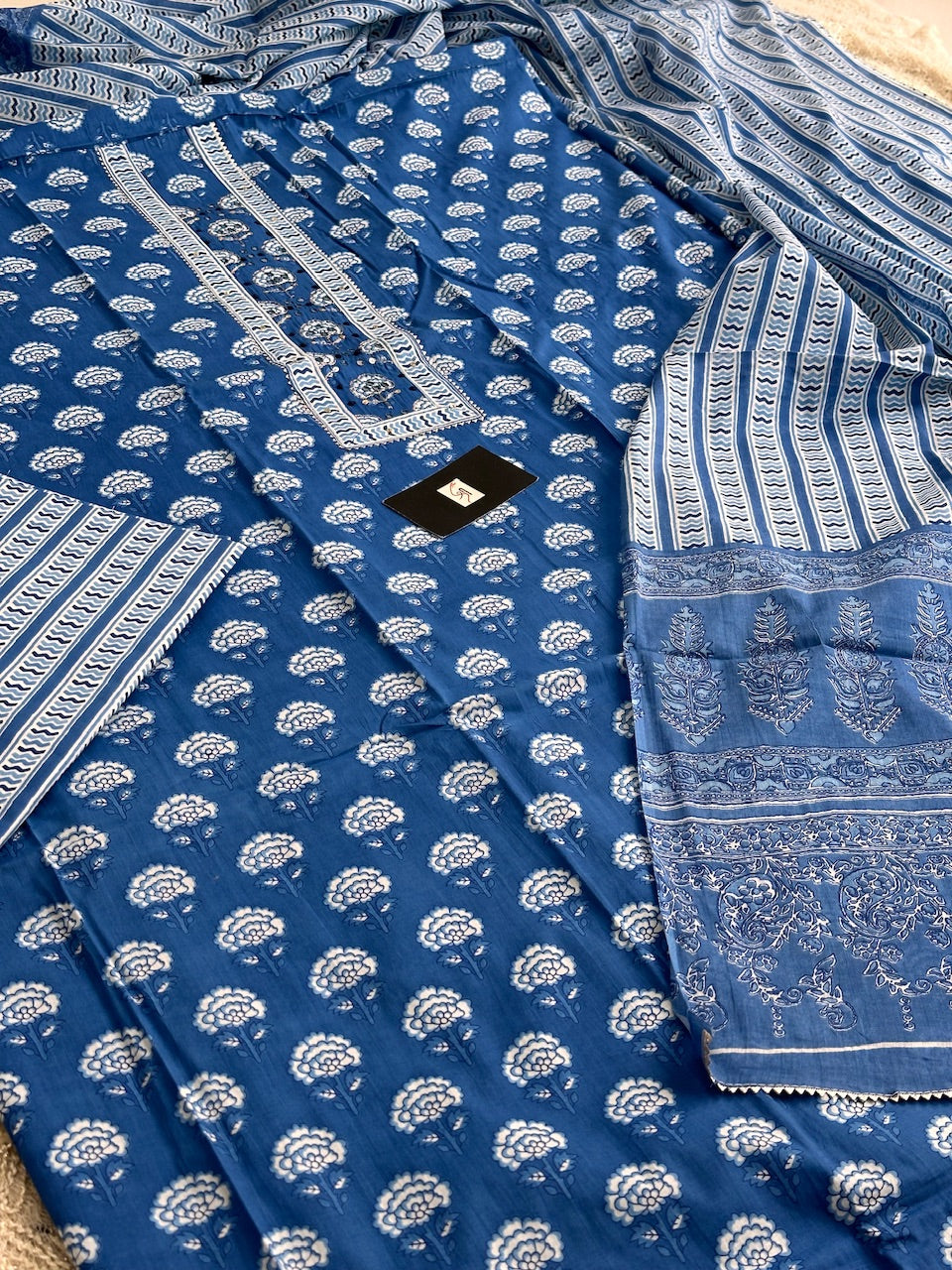 Pure Handblock Printed Premium Cotton Suit