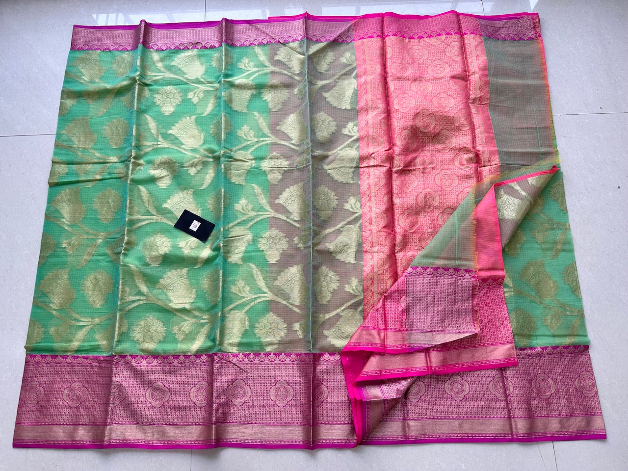 Weaved Kota Cotton Doria Saree