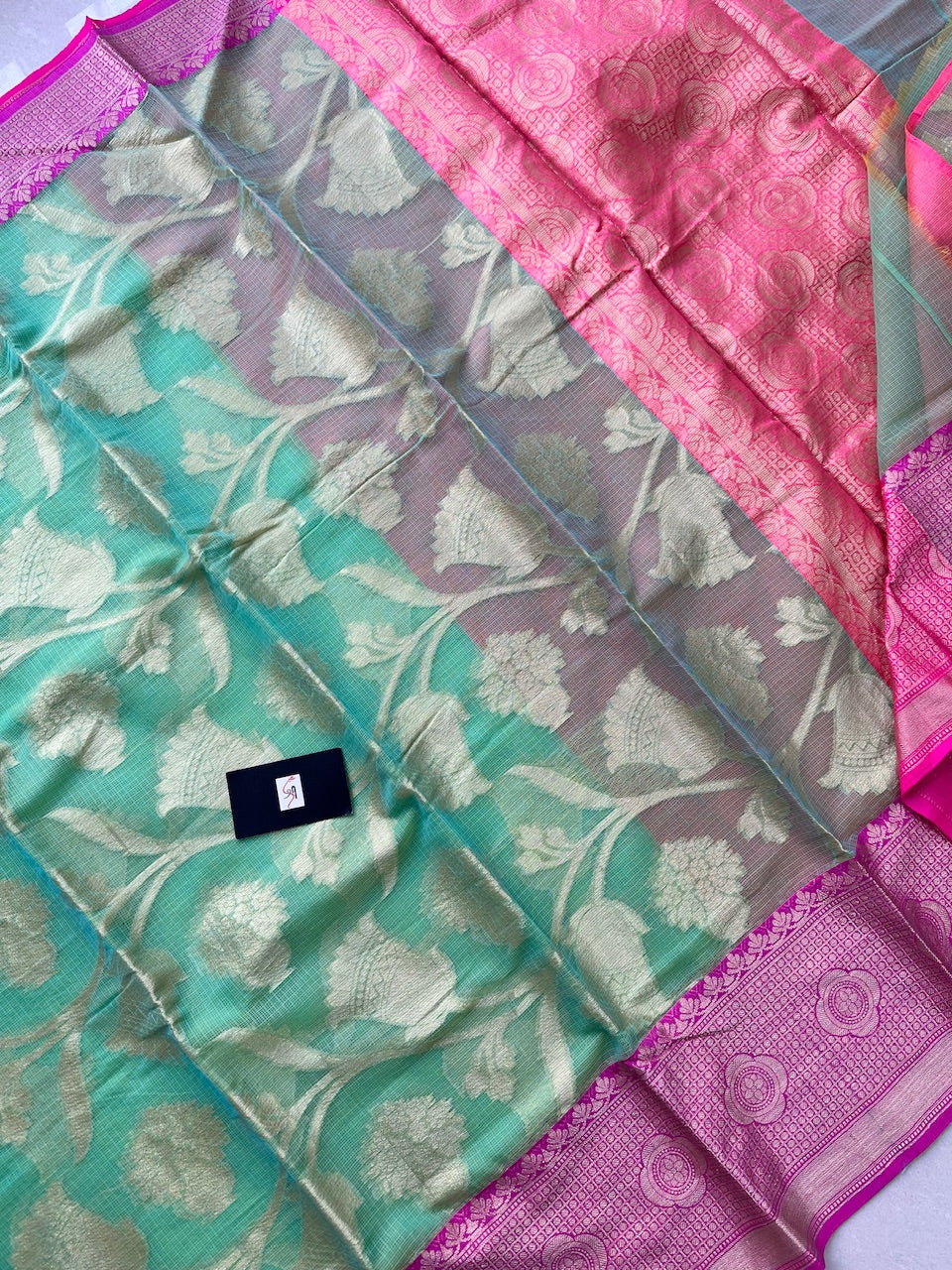 Weaved Kota Cotton Doria Saree