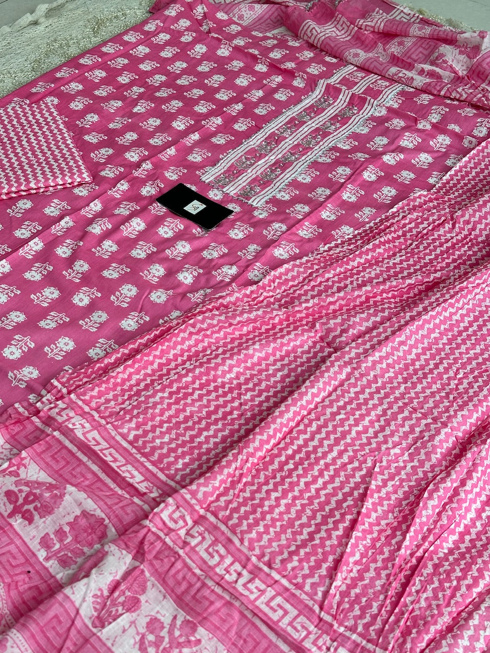 Pure HandBlock Printed Premium Cotton Suit