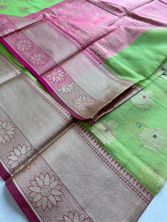 Weaved Kota Cotton Doria Saree