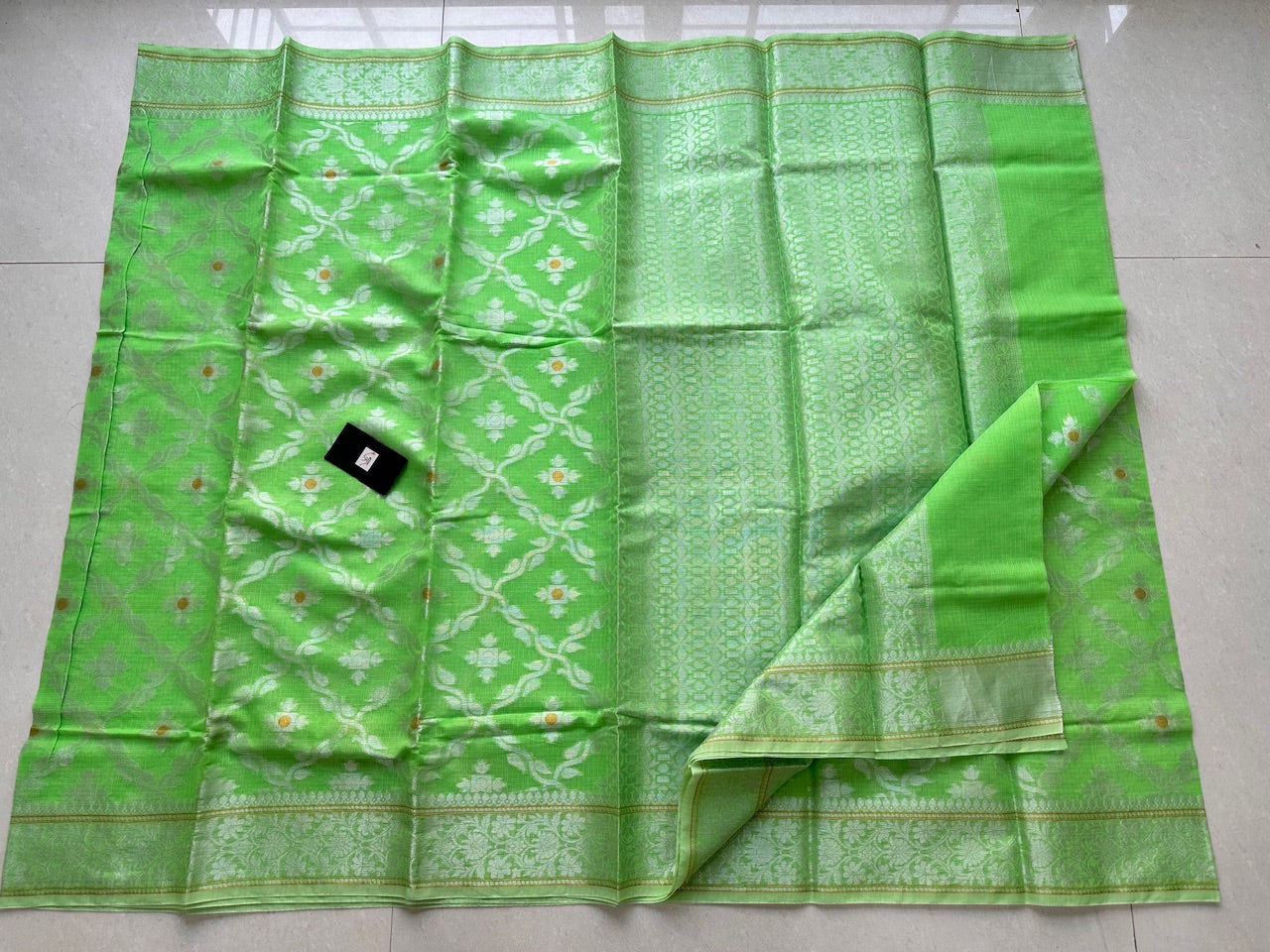 Weaved Kota Cotton Doria Saree