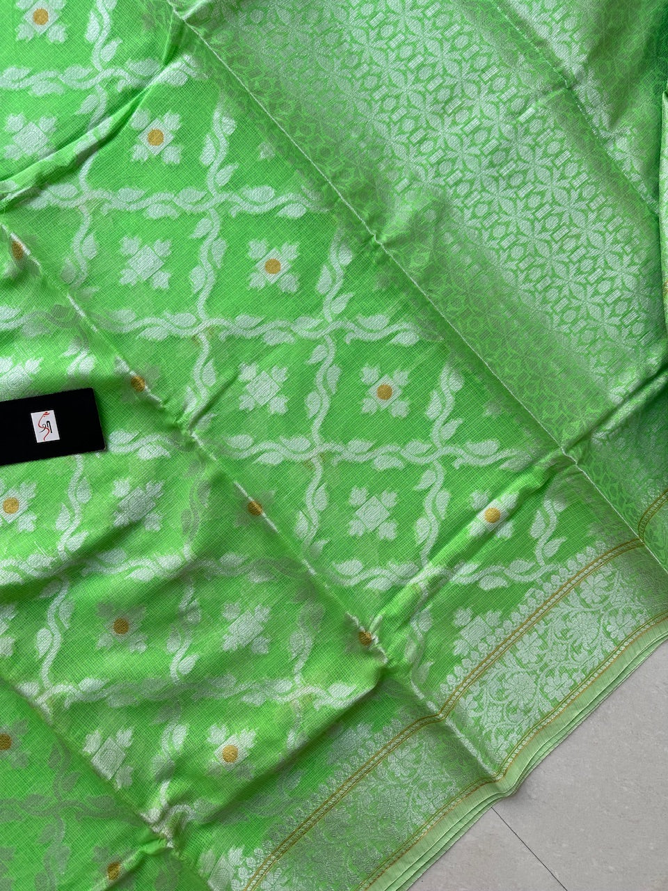 Weaved Kota Cotton Doria Saree