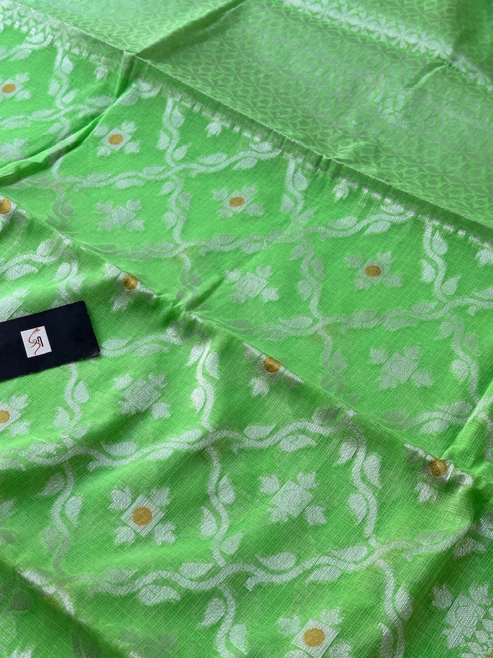 Weaved Kota Cotton Doria Saree