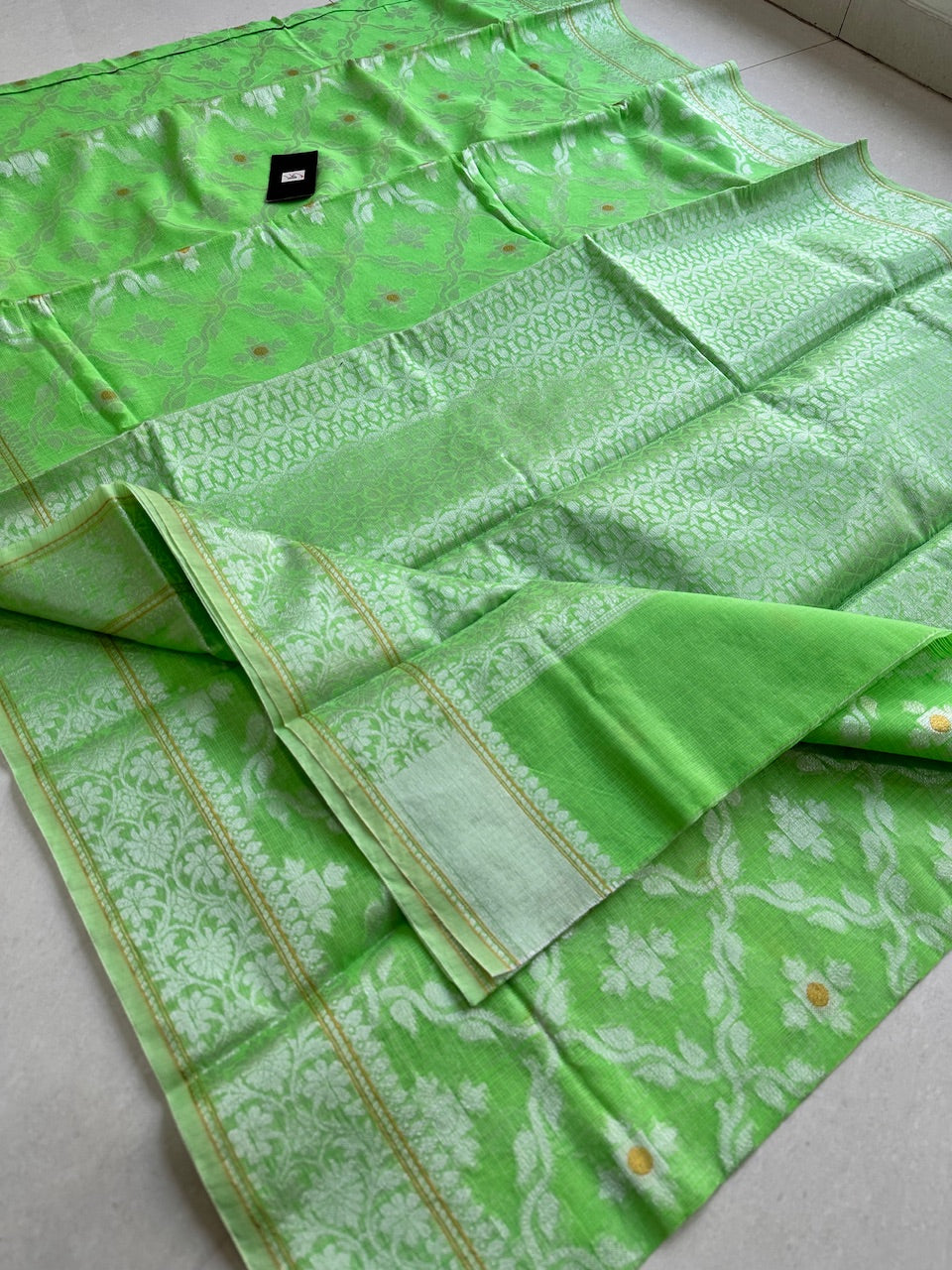 Weaved Kota Cotton Doria Saree