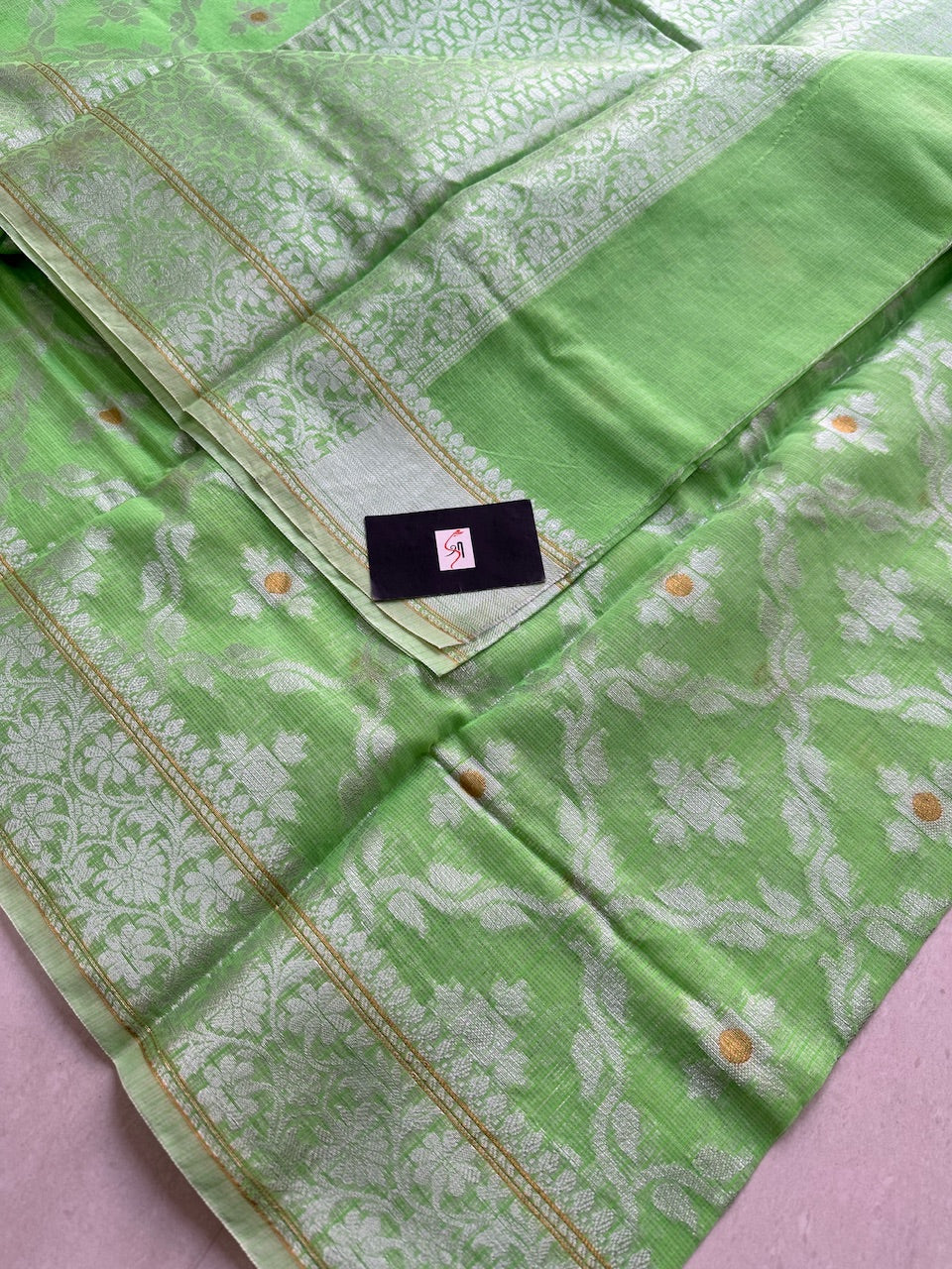 Weaved Kota Cotton Doria Saree