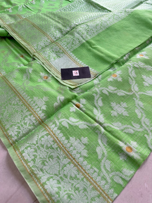 Weaved Kota Cotton Doria Saree