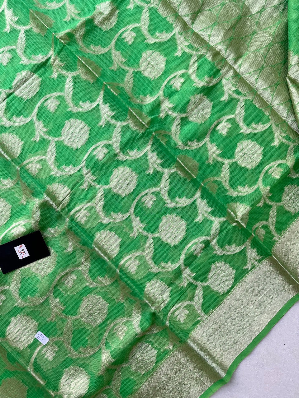 Weaved Kota Cotton Doria Saree