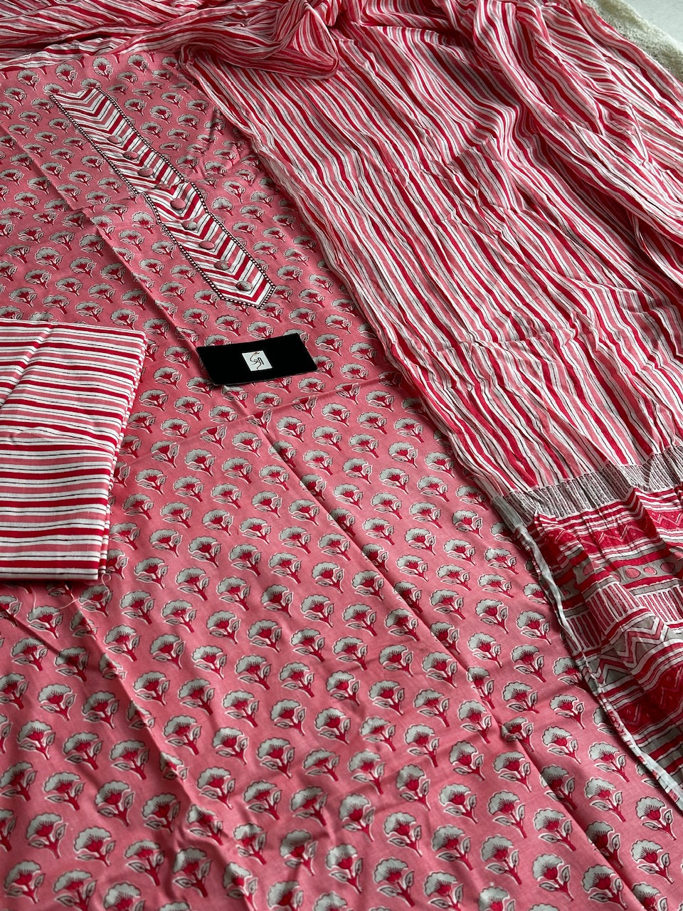 Pure HandBlock Printed Premium Cotton Suit