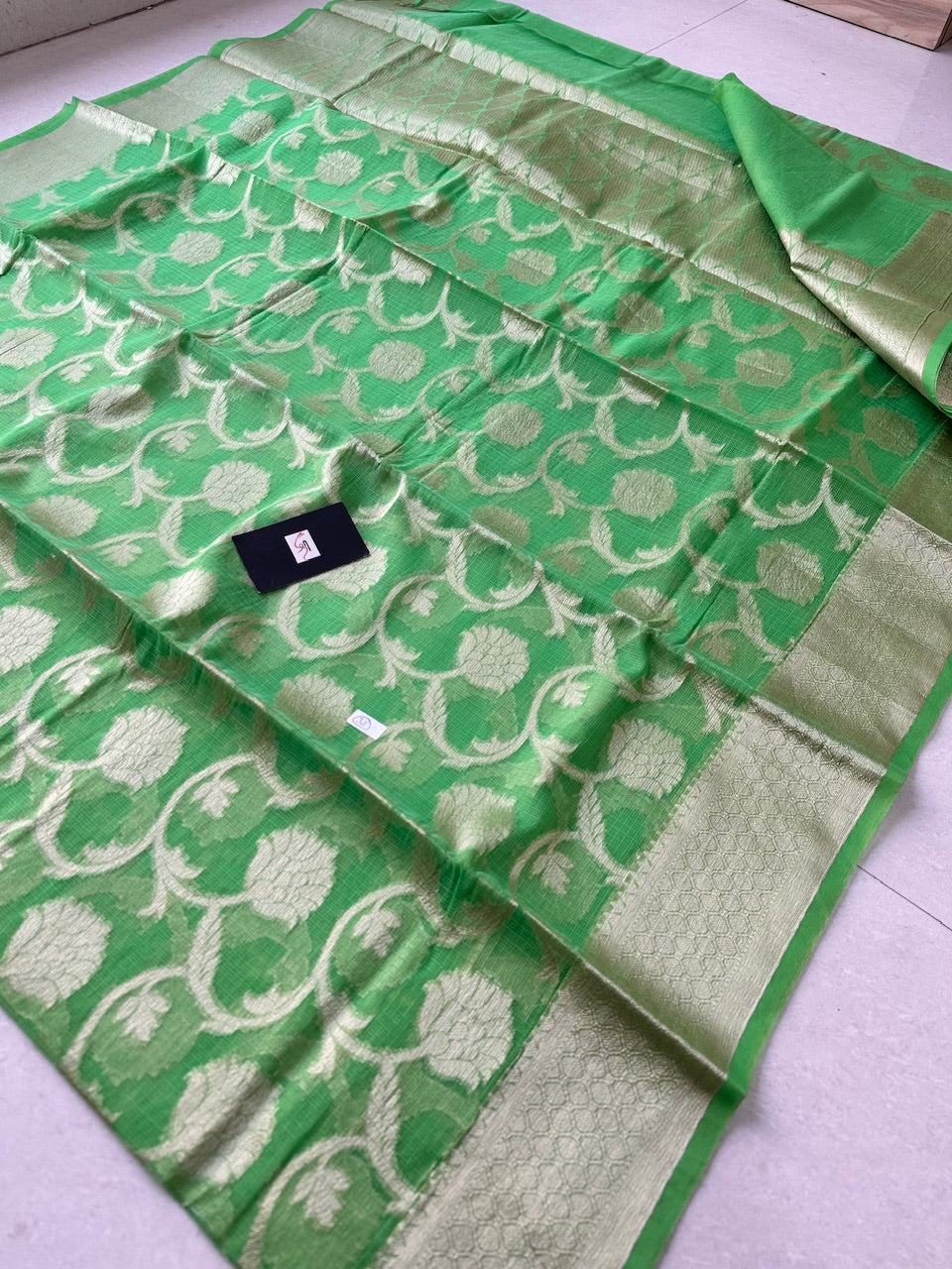 Weaved Kota Cotton Doria Saree