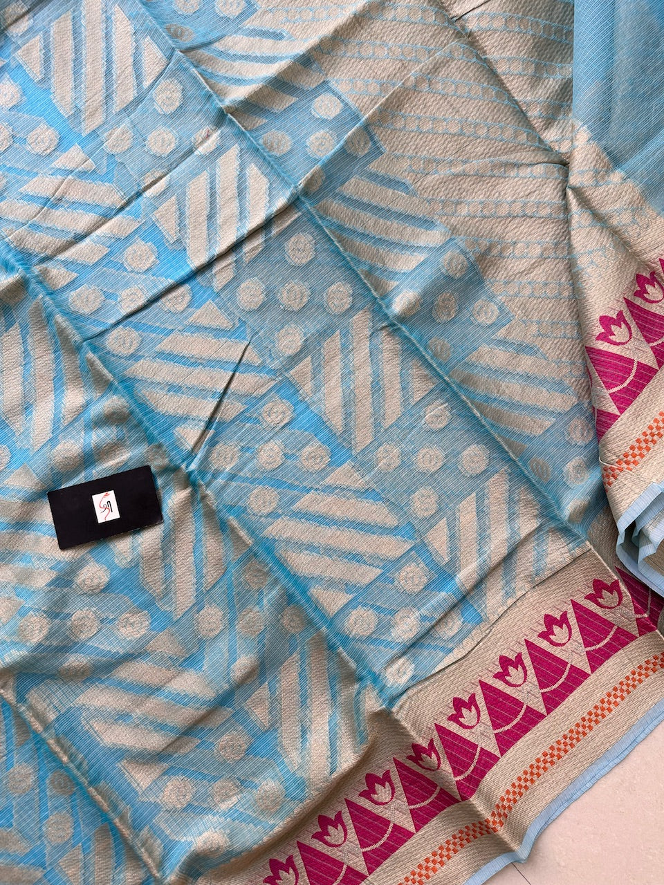 Weaved Kota Cotton Doria Saree