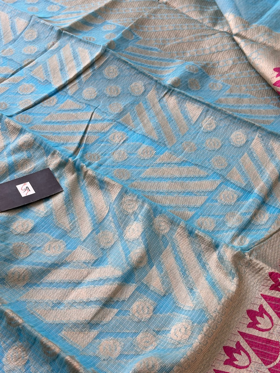 Weaved Kota Cotton Doria Saree