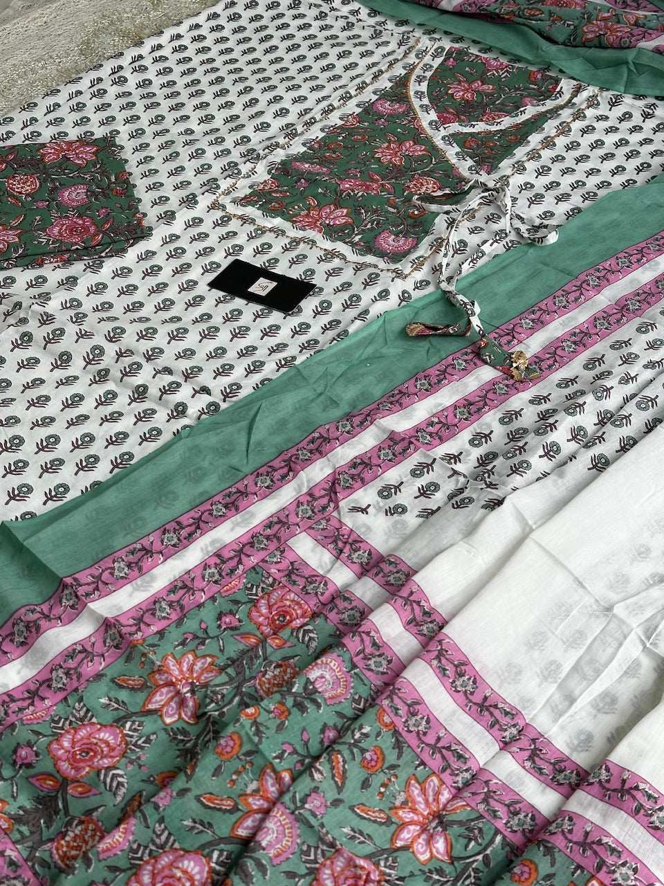 Pure HandBlock Printed Premium Cotton Suit