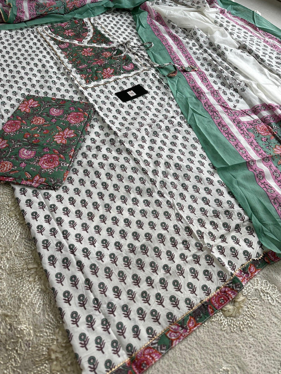 Pure HandBlock Printed Premium Cotton Suit