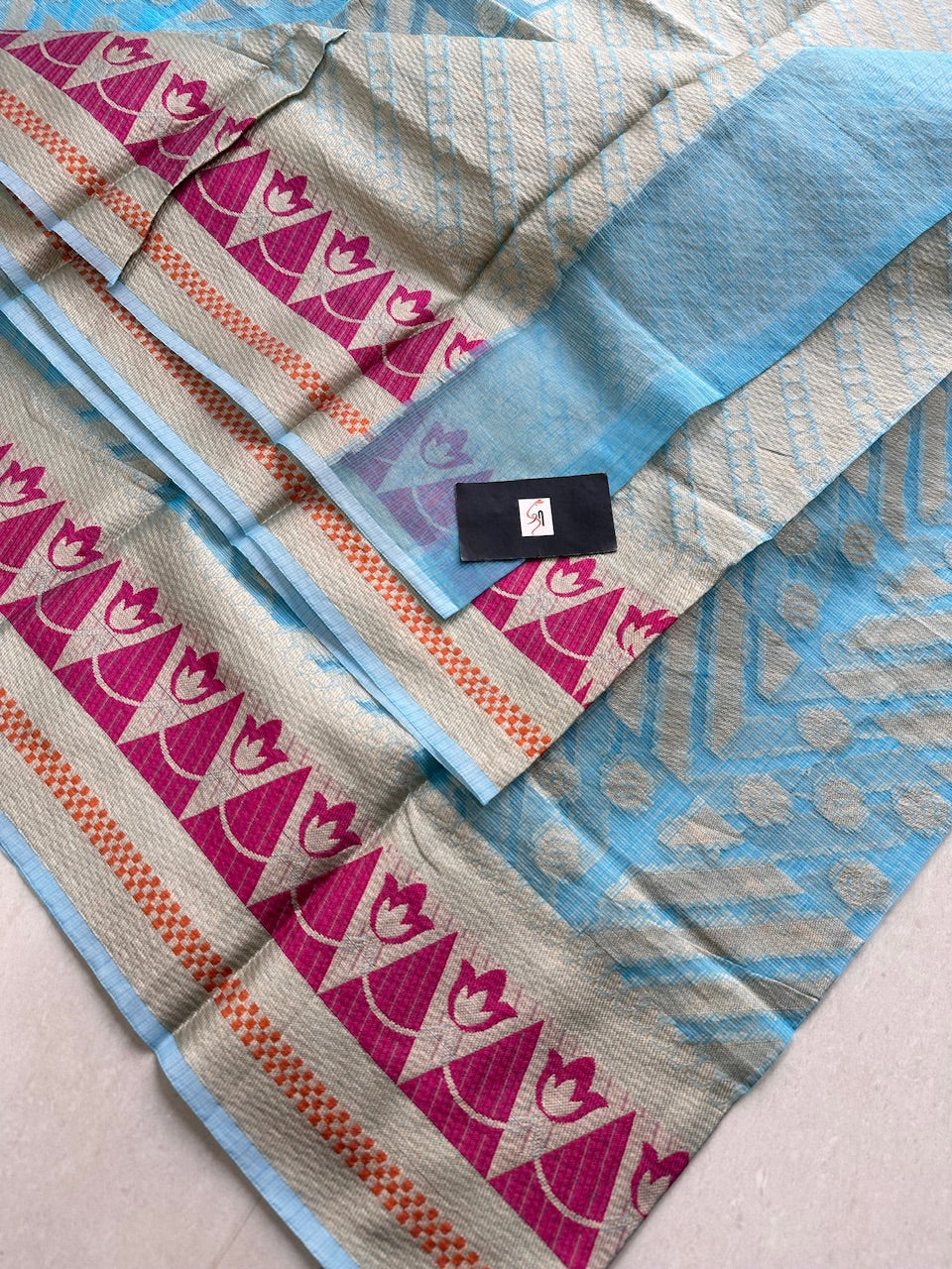 Weaved Kota Cotton Doria Saree