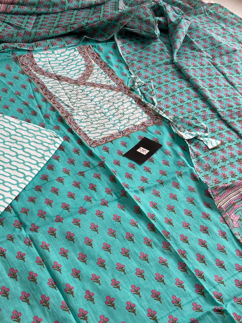 Pure HandBlock Printed Premium Cotton Suit