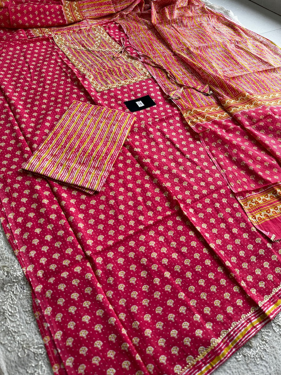 Pure HandBlock Printed Premium Cotton Suit