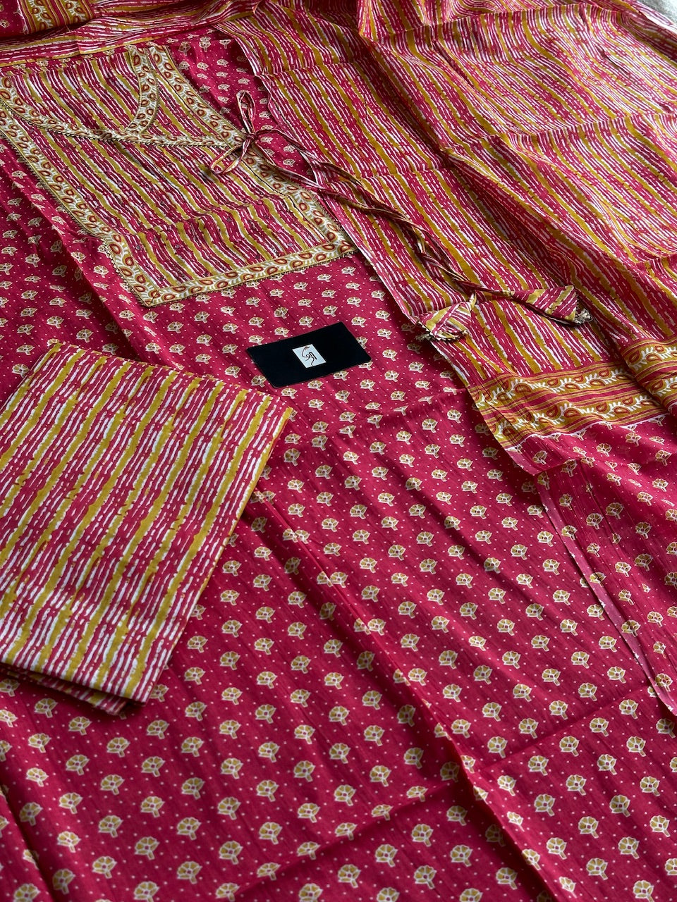 Pure HandBlock Printed Premium Cotton Suit