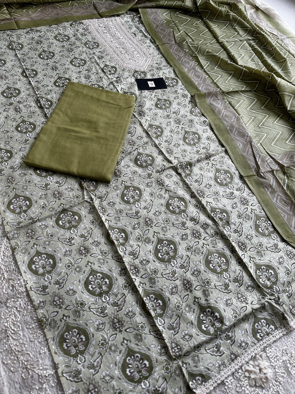 Pure HandBlock Printed Premium Cotton Suit