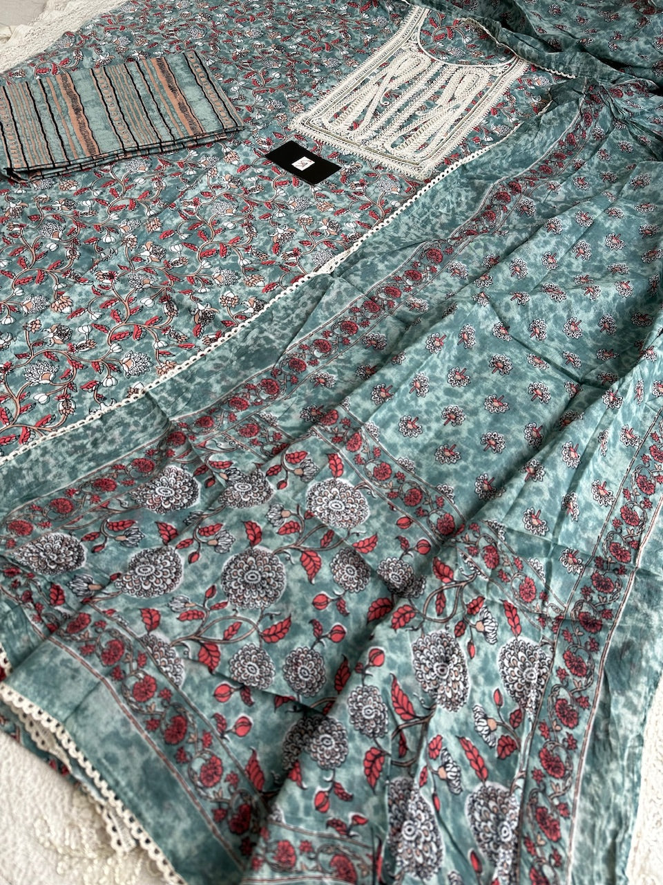 Pure HandBlock Printed Premium Cotton Suit