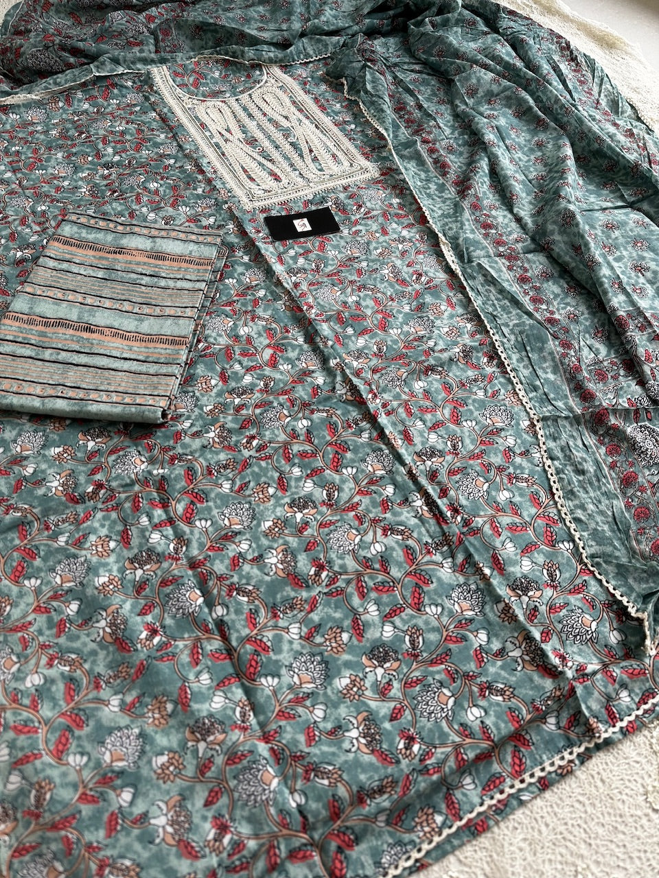 Pure HandBlock Printed Premium Cotton Suit