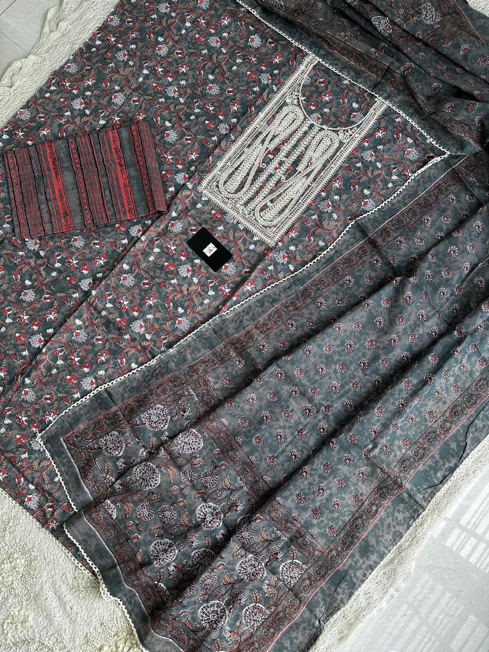 Pure HandBlock Printed Premium Cotton Suit