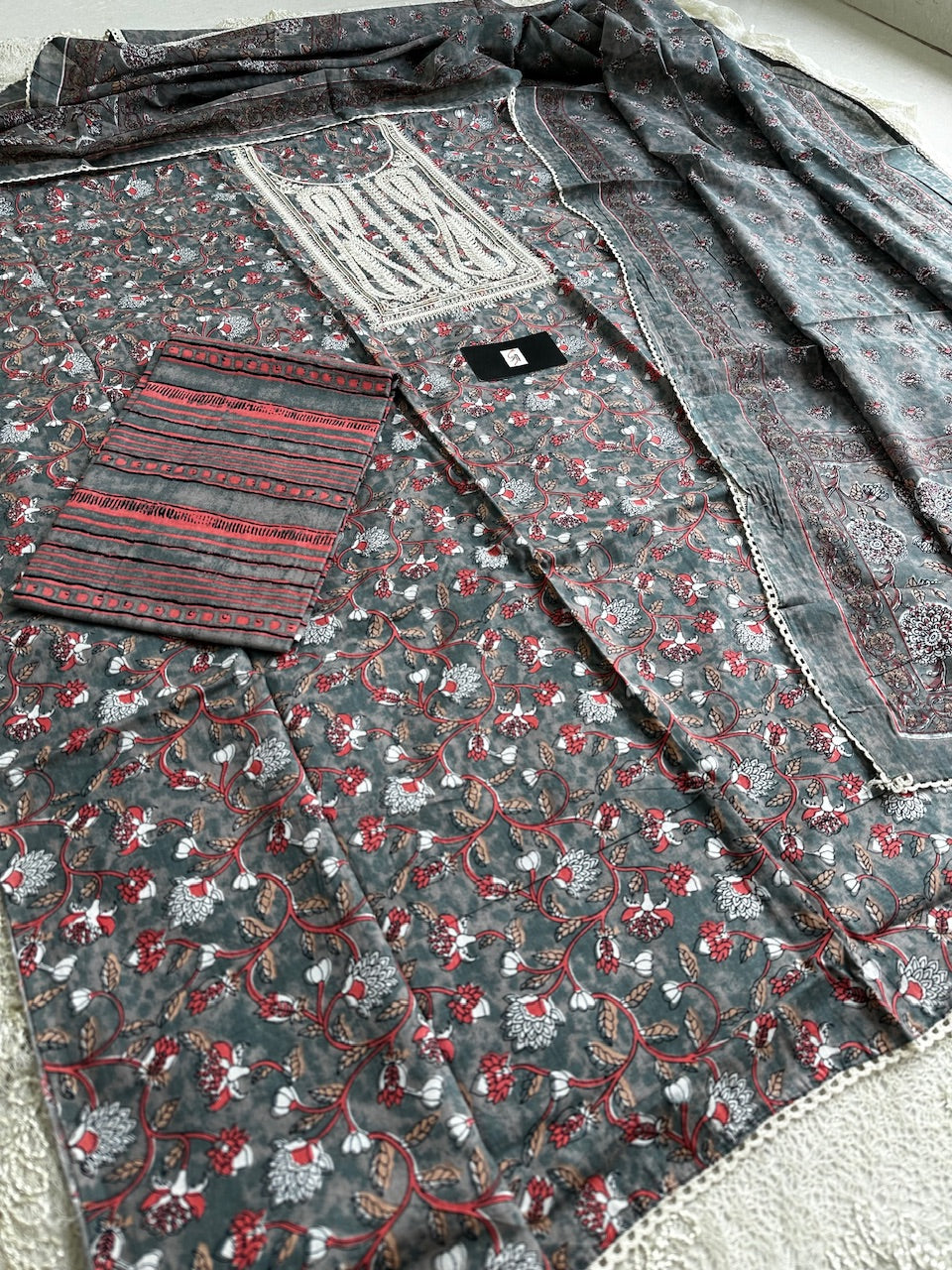 Pure HandBlock Printed Premium Cotton Suit