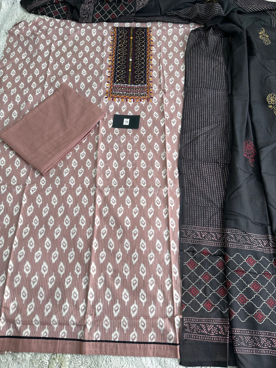 Pure HandBlock Printed Premium Weaved Cotton Suit