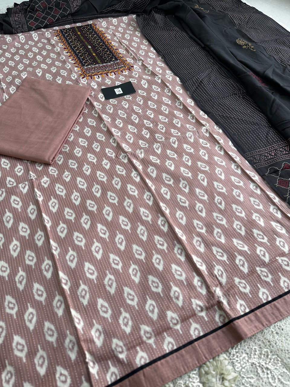 Pure HandBlock Printed Premium Weaved Cotton Suit