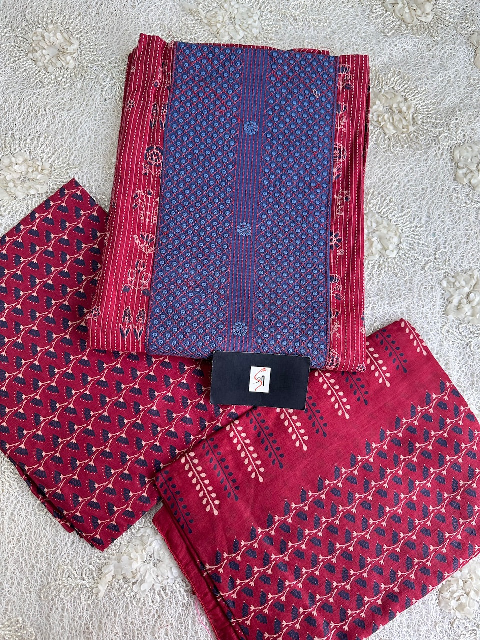 Pure HandBlock Printed Premium Weaved Cotton Suit