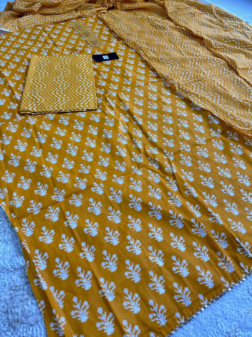 Pure HandBlock Printed Premium Cotton Suit