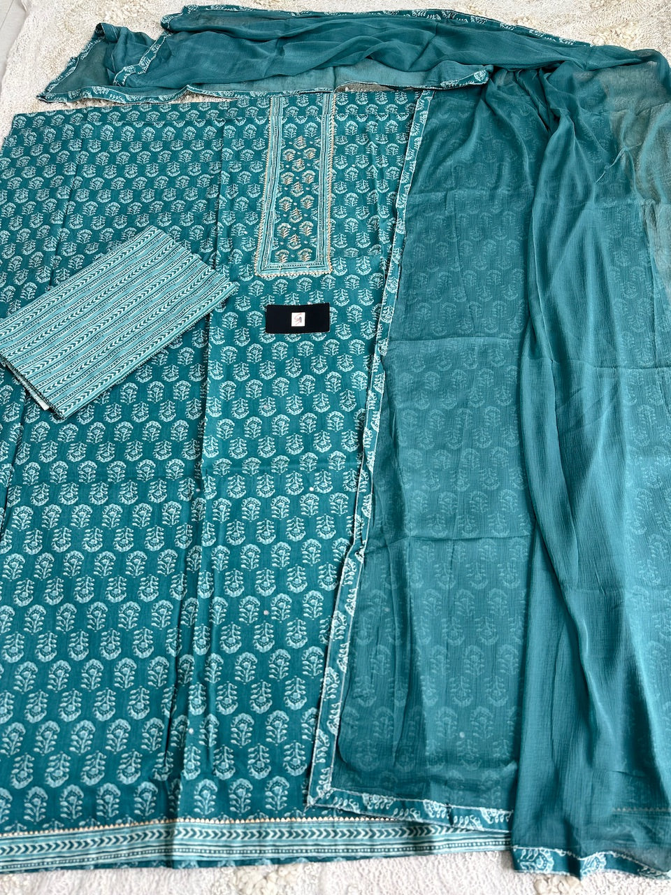 Pure HandBlock Printed Premium Cotton Suit