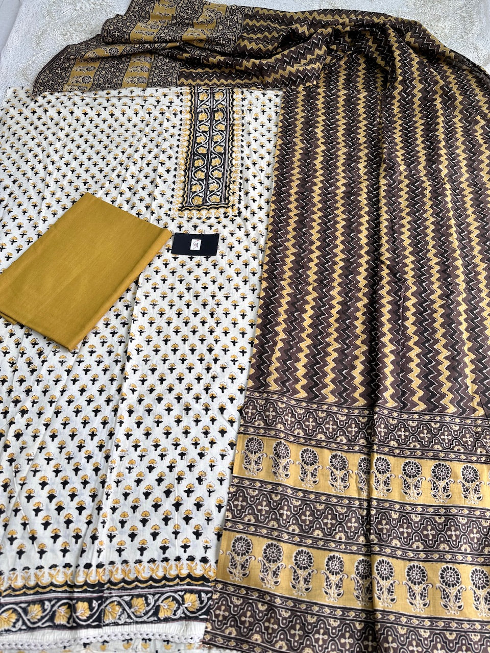 Pure HandBlock Printed Premium Cotton Suit