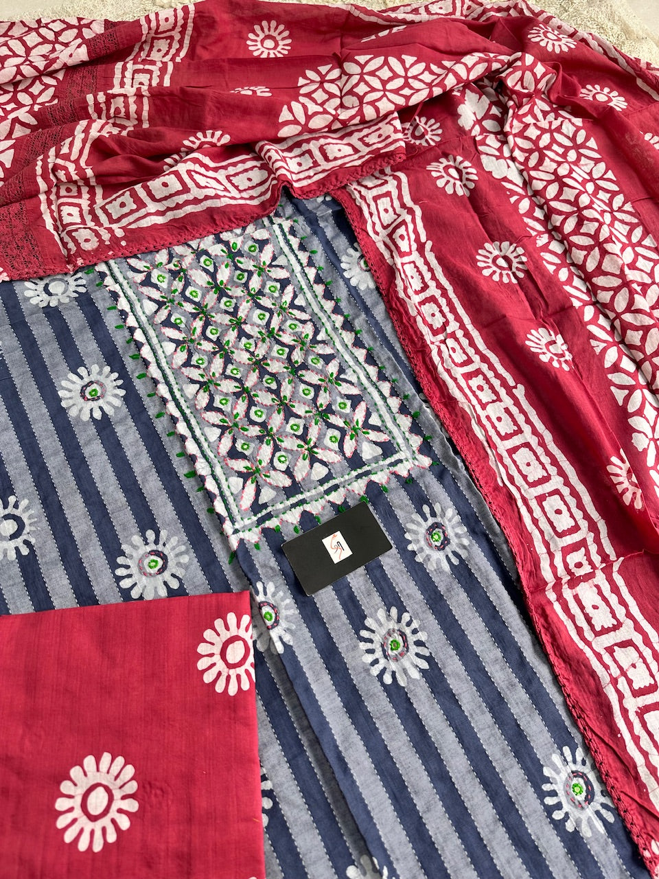 Pure HandBlock Printed Premium Khadi Cotton Suit