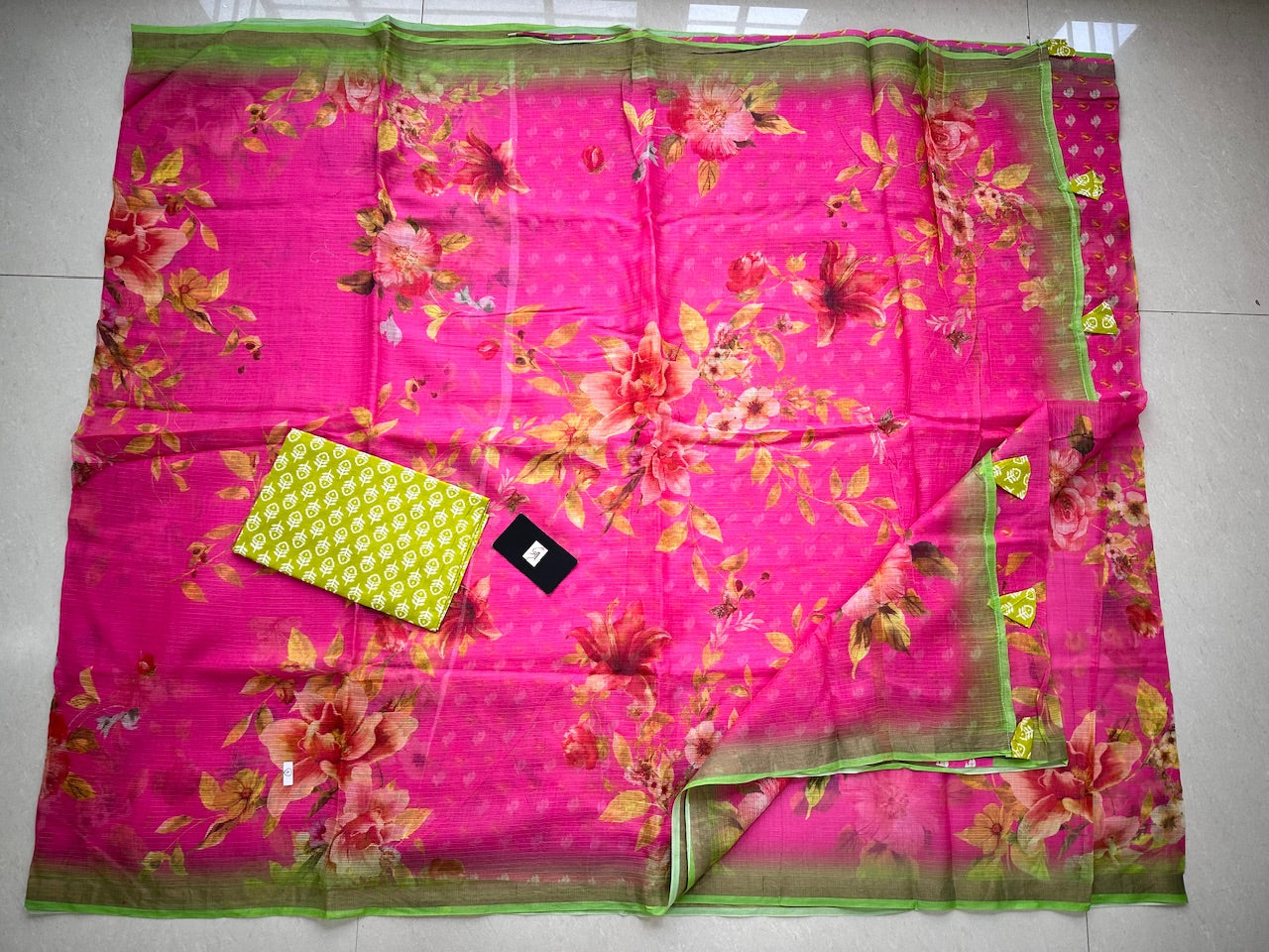 Pure Digital Printed Kota Cotton Doria Saree