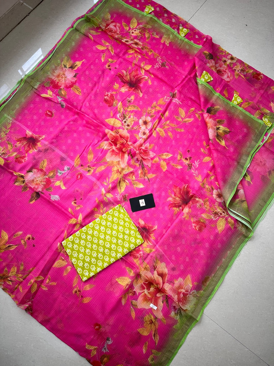 Pure Digital Printed Kota Cotton Doria Saree