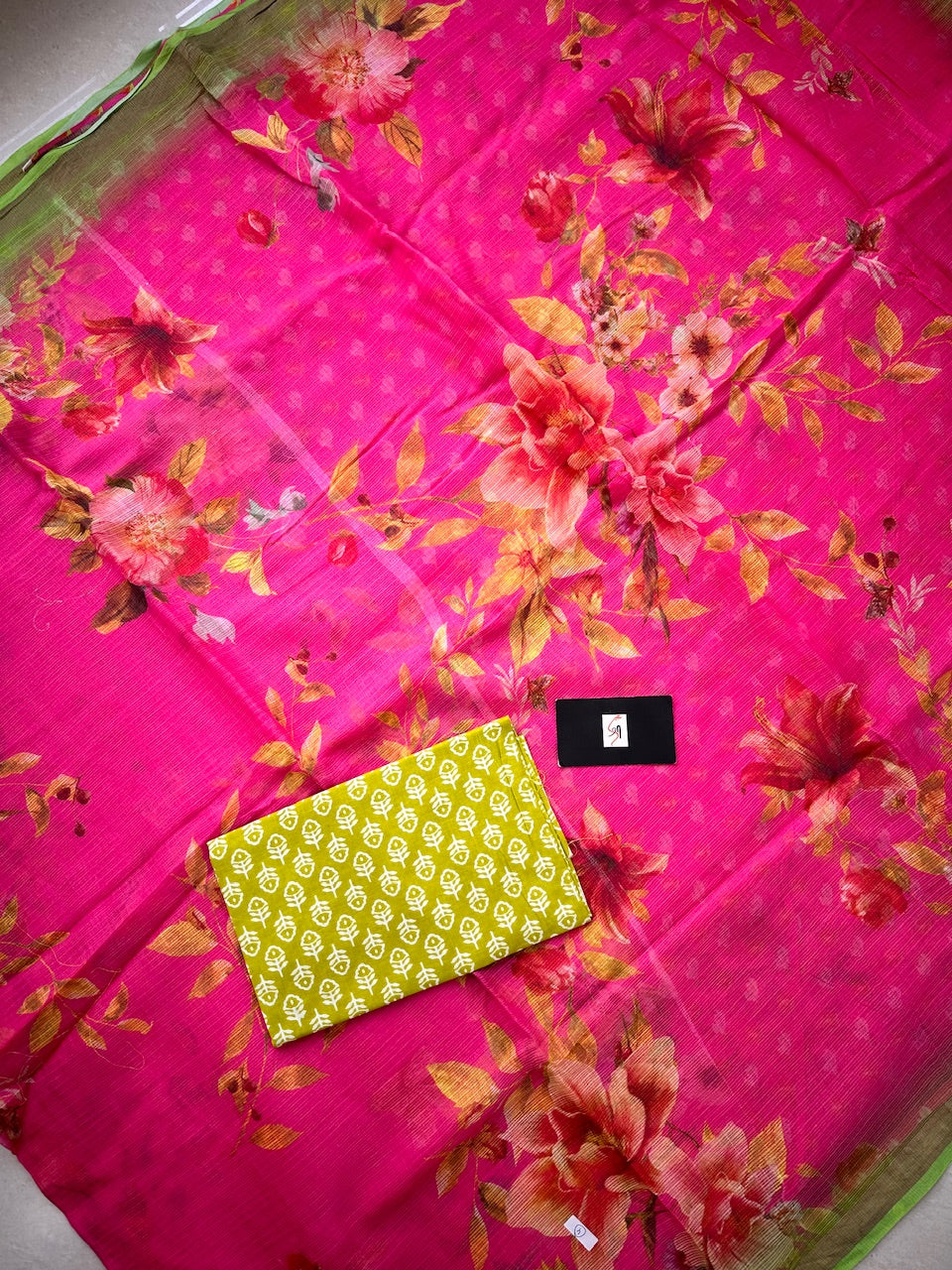 Pure Digital Printed Kota Cotton Doria Saree