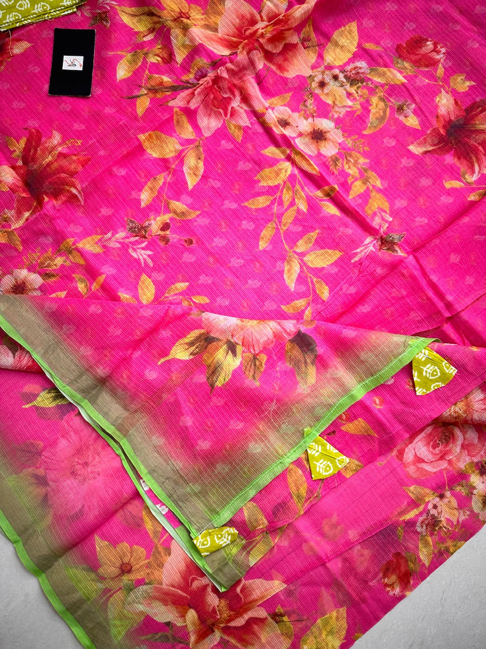 Pure Digital Printed Kota Cotton Doria Saree