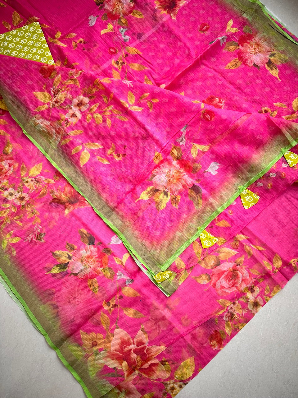 Pure Digital Printed Kota Cotton Doria Saree