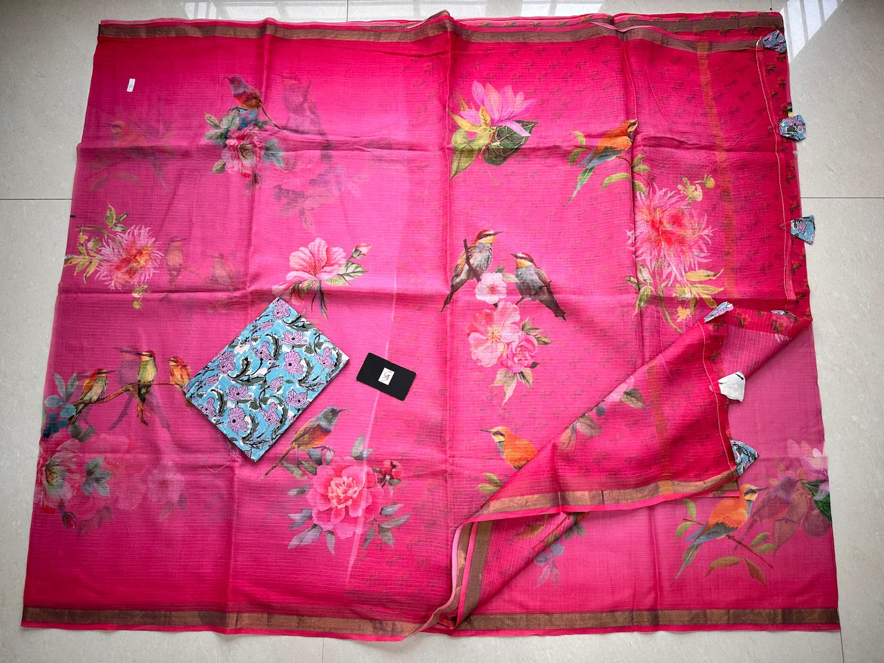 Pure Digital Printed Kota Cotton Doria Saree