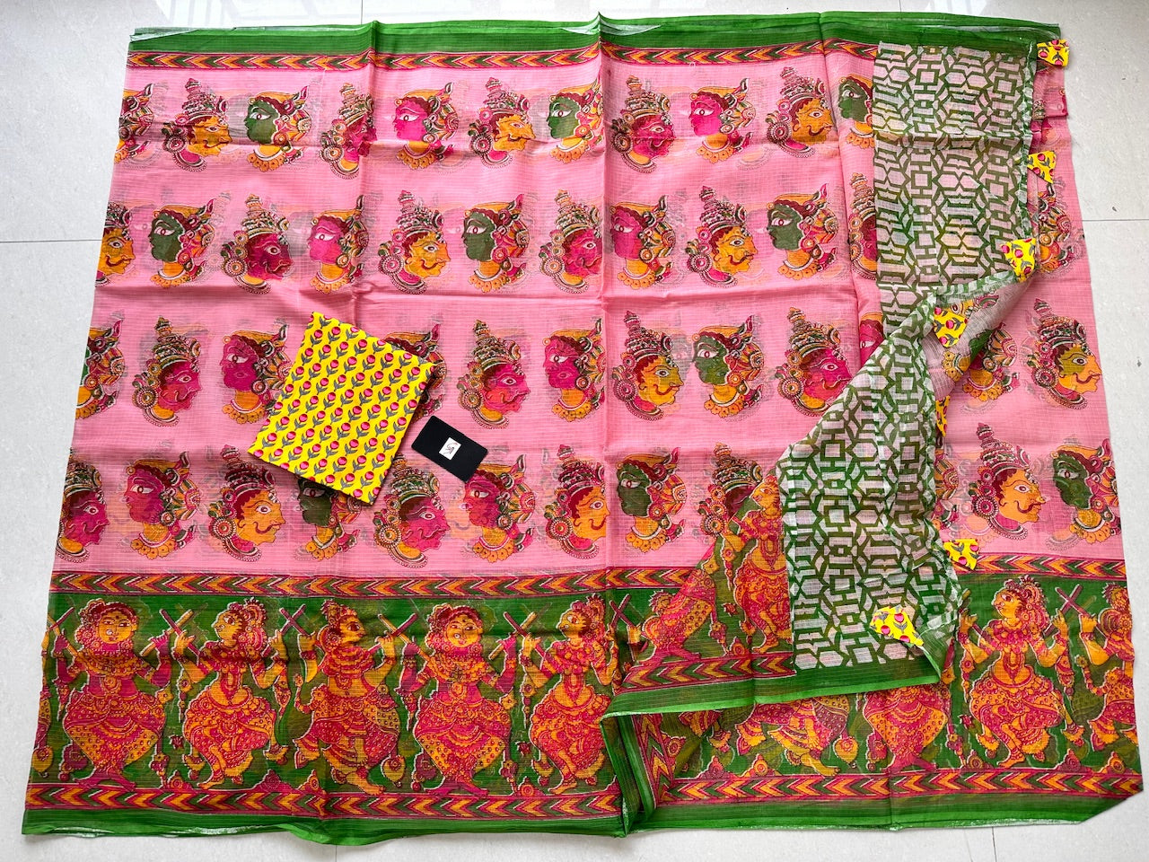 Pure Digital Printed Kota Cotton Doria Saree