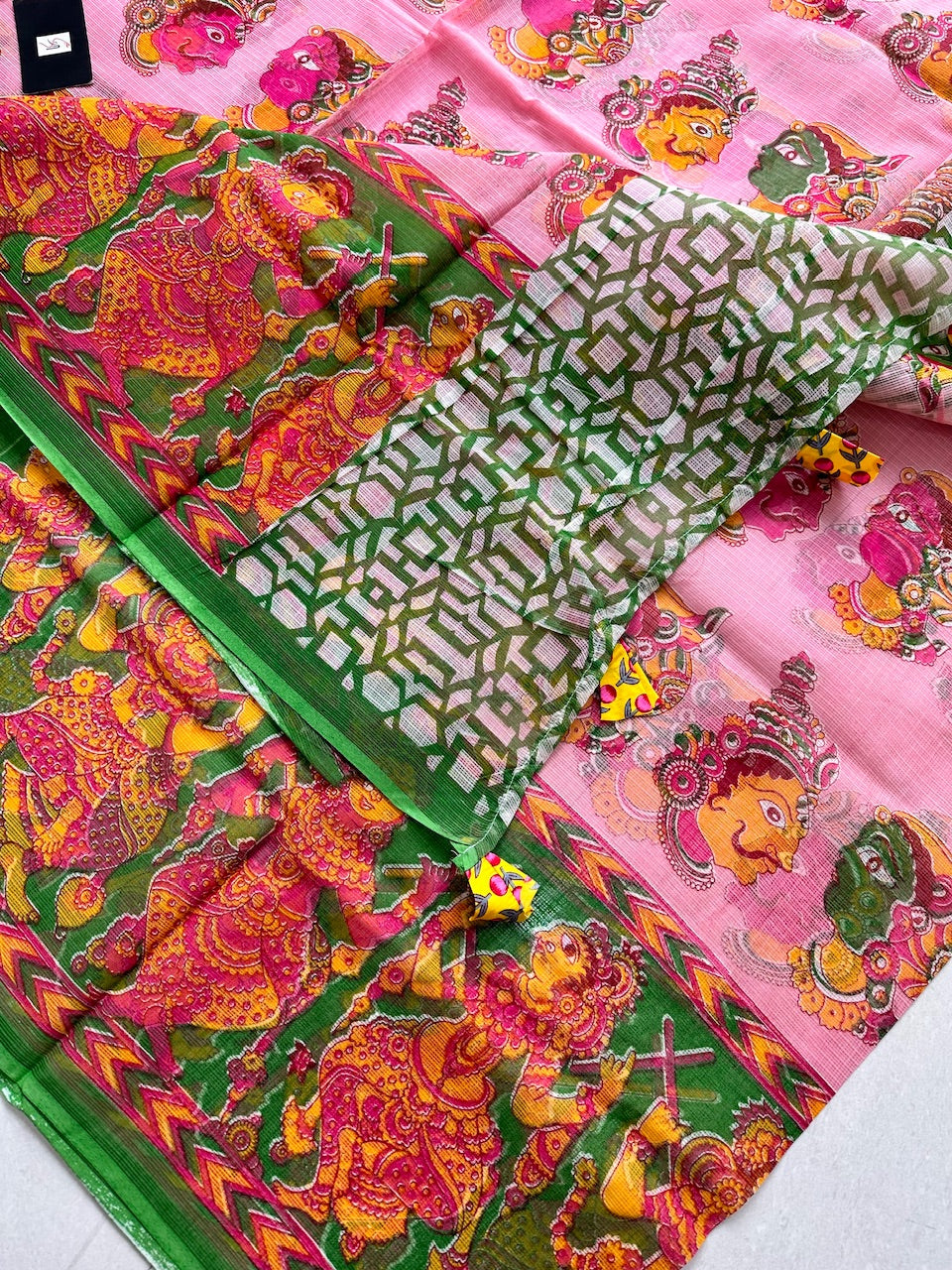 Pure Digital Printed Kota Cotton Doria Saree