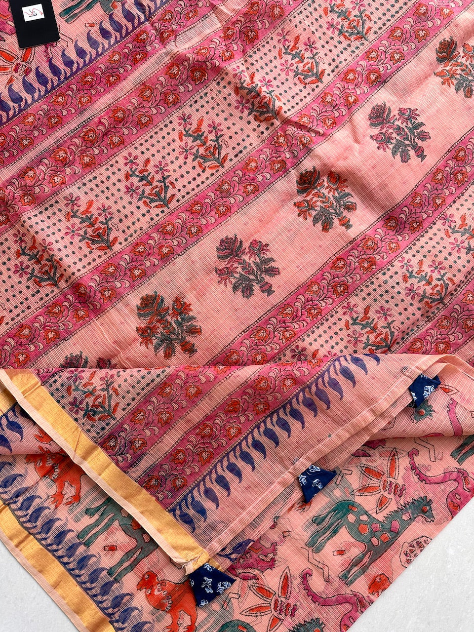 Pure Digital Printed Kota Cotton Doria Saree