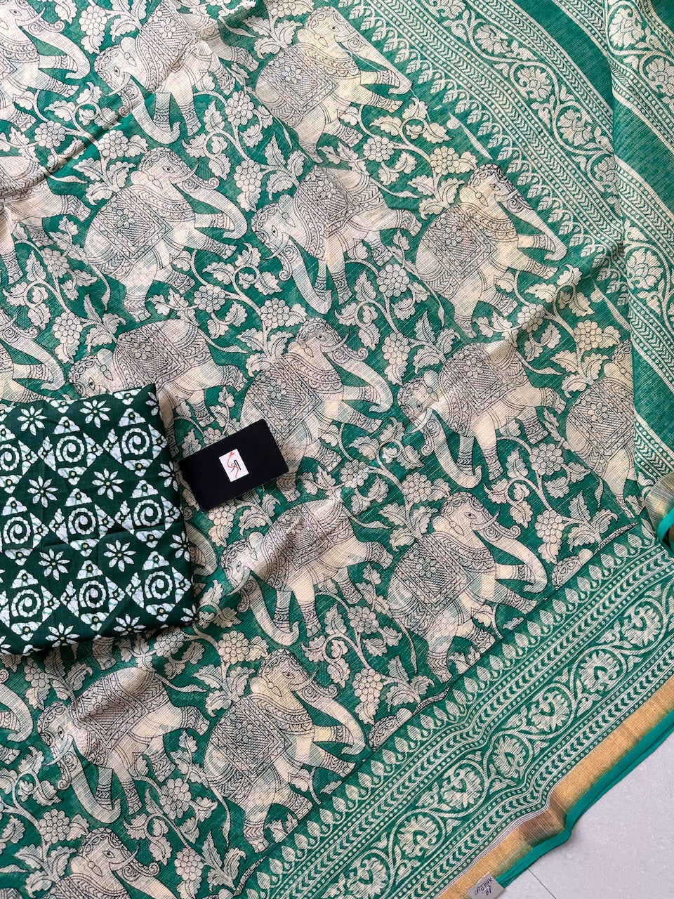 Pure Digital Printed Kota Cotton Doria Saree